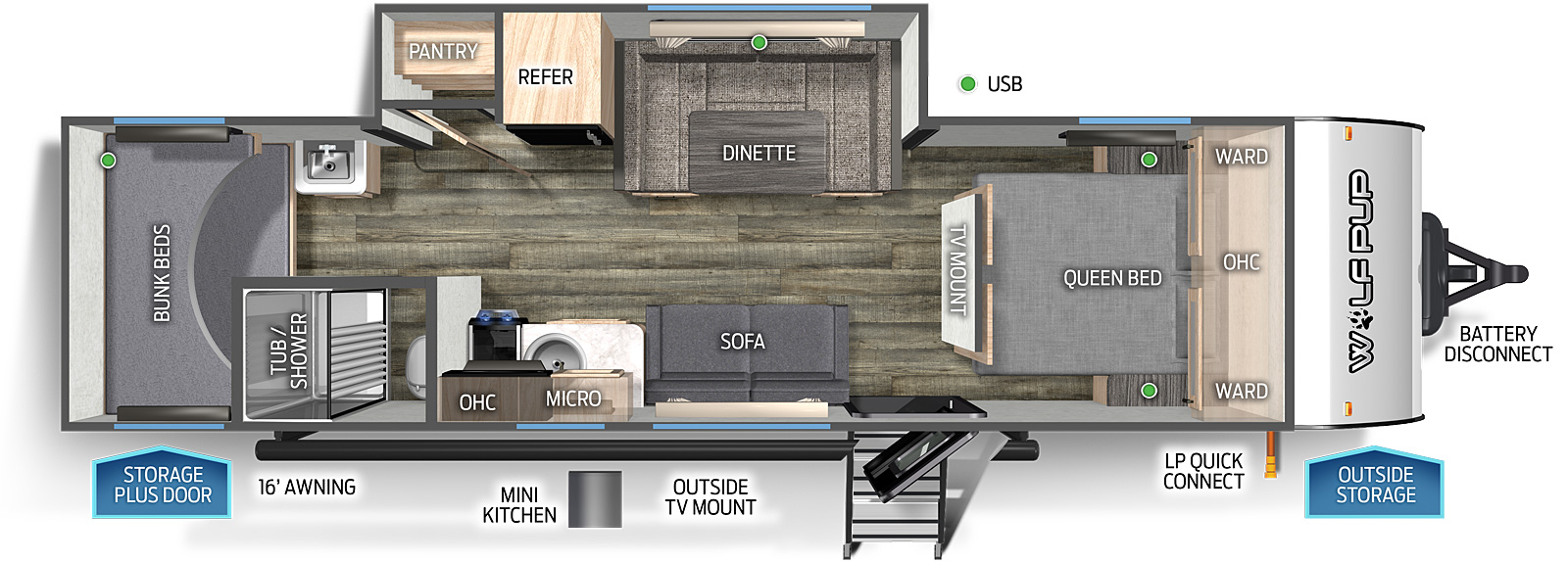 Cherokee Black Label 25JBWBL Floorplan