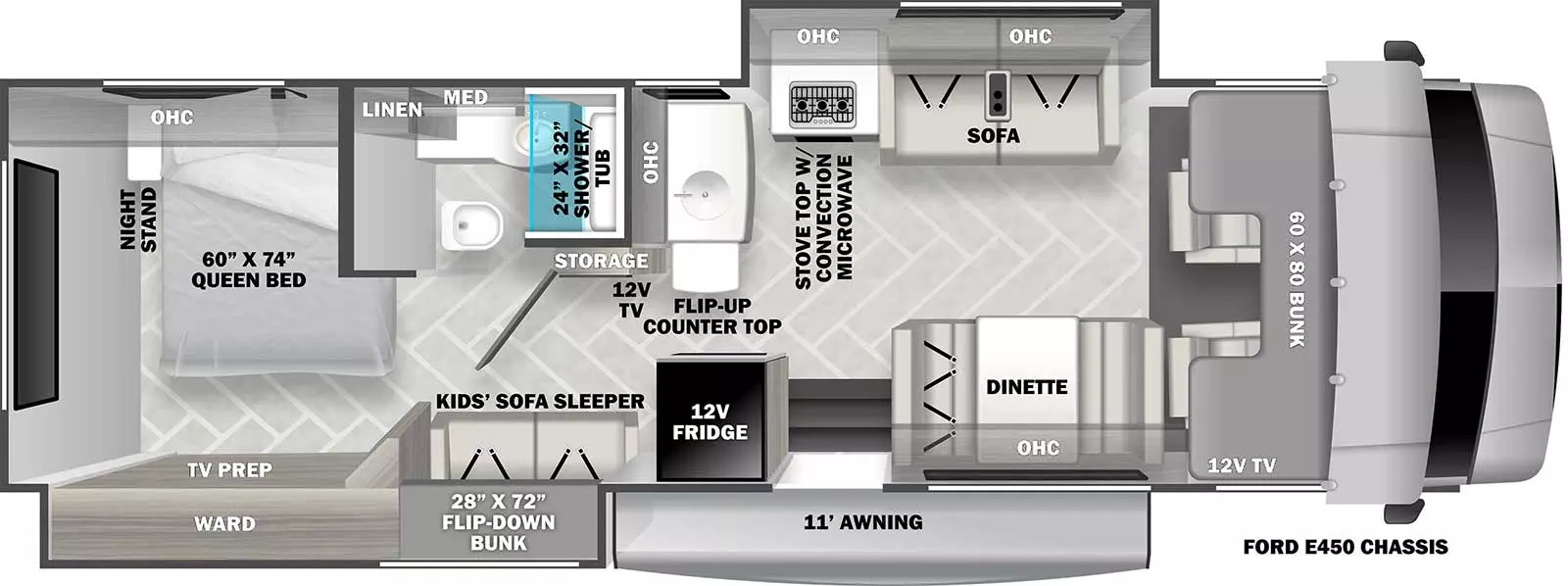 2024 3250DSLE Floorplan