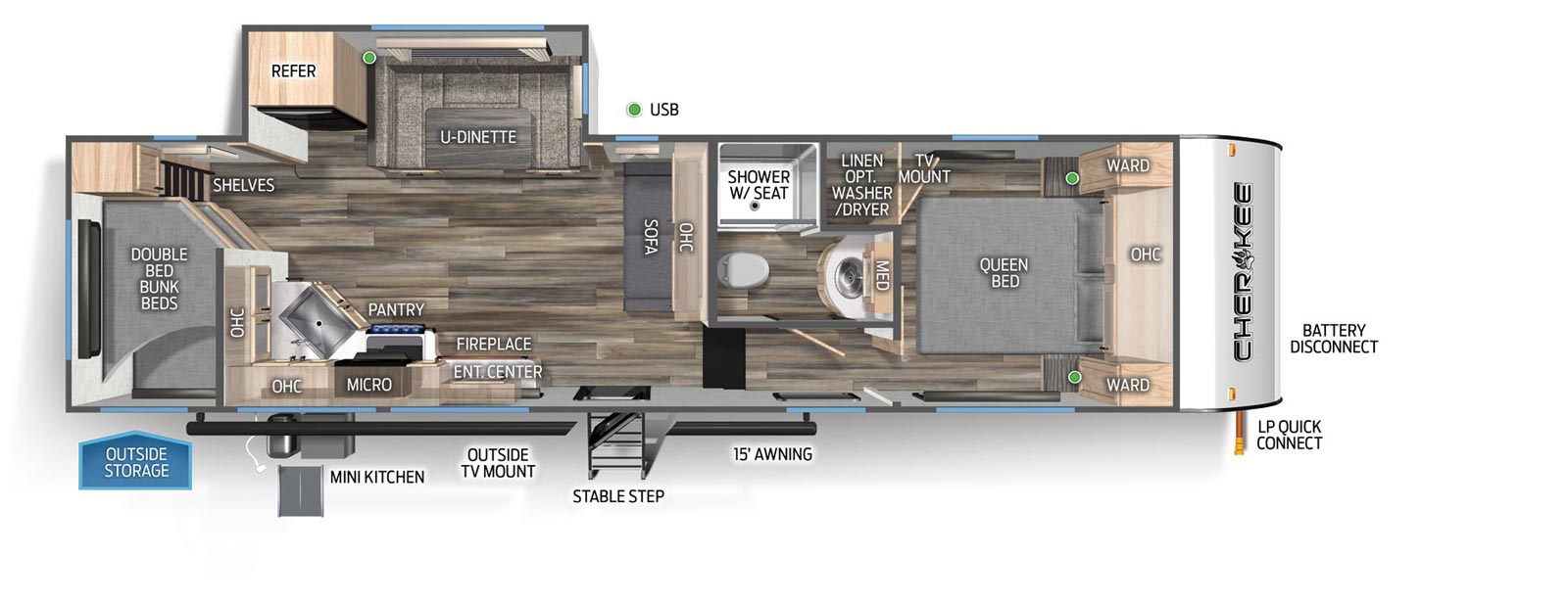 265GDKBL Floorplan Image