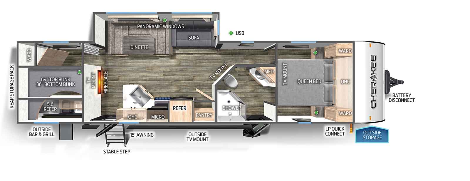 294GEBGBL Floorplan Image