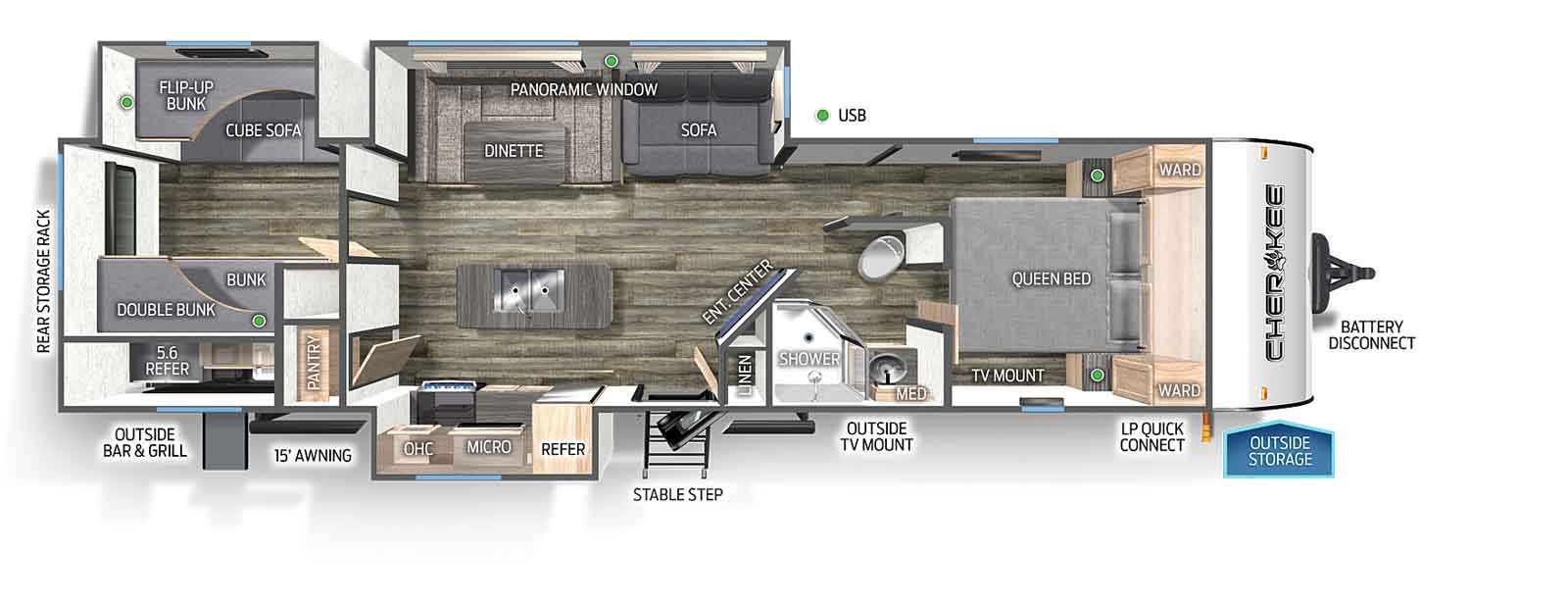 304BHBL Floorplan Image