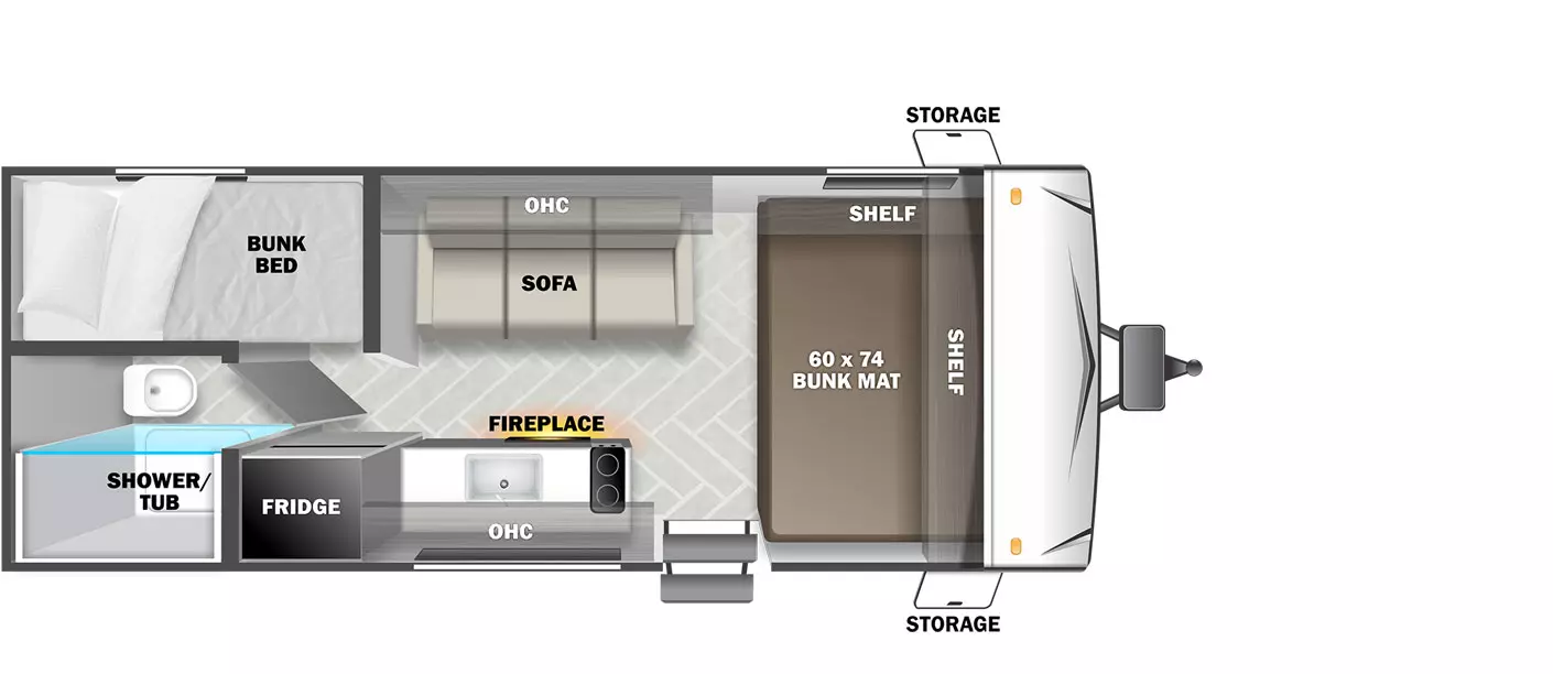 175BHCE Floorplan Image