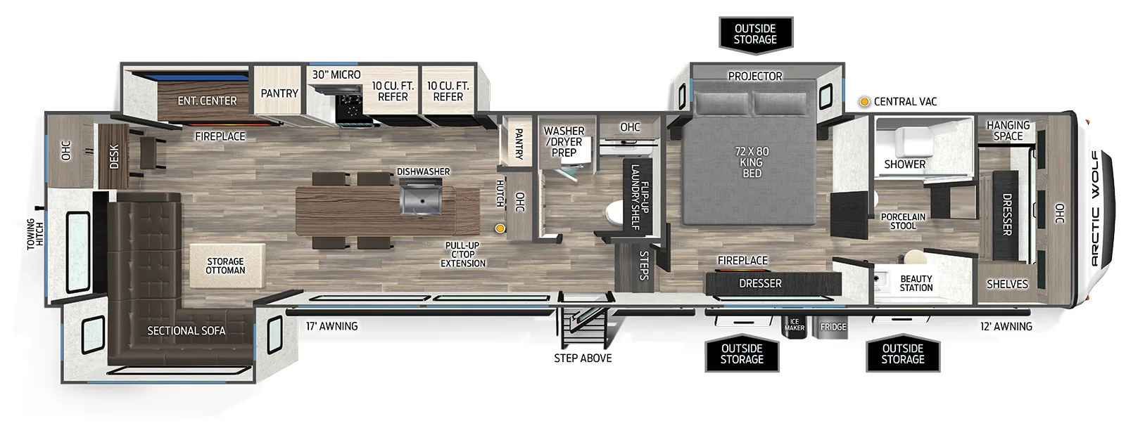 Arctic Wolf 38LEAH.G Floorplan